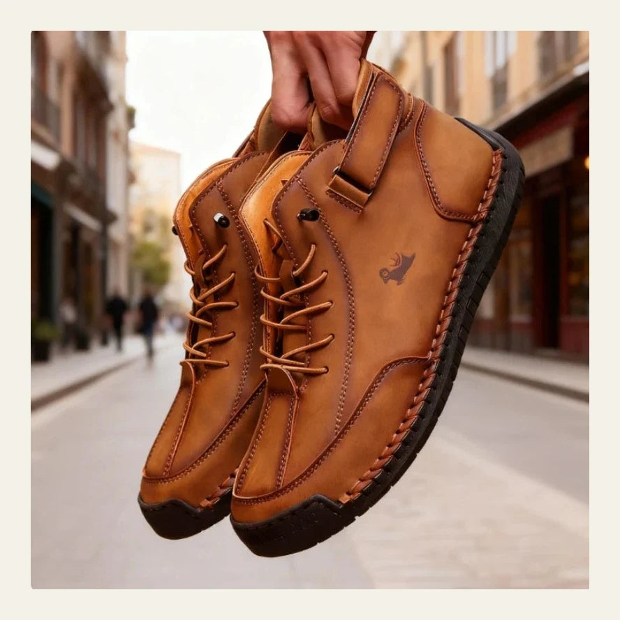 Men's Leather Barefoot Boots