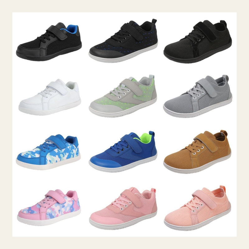 Kids' Wide-Toe Barefoot Sneakers