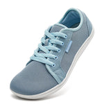 HOBIBEAR Wide-Toe Lace-Up Sneakers
