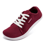 HOBIBEAR Wide-Toe Lace-Up Sneakers