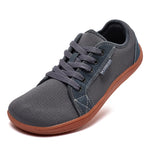 HOBIBEAR Wide-Toe Lace-Up Sneakers
