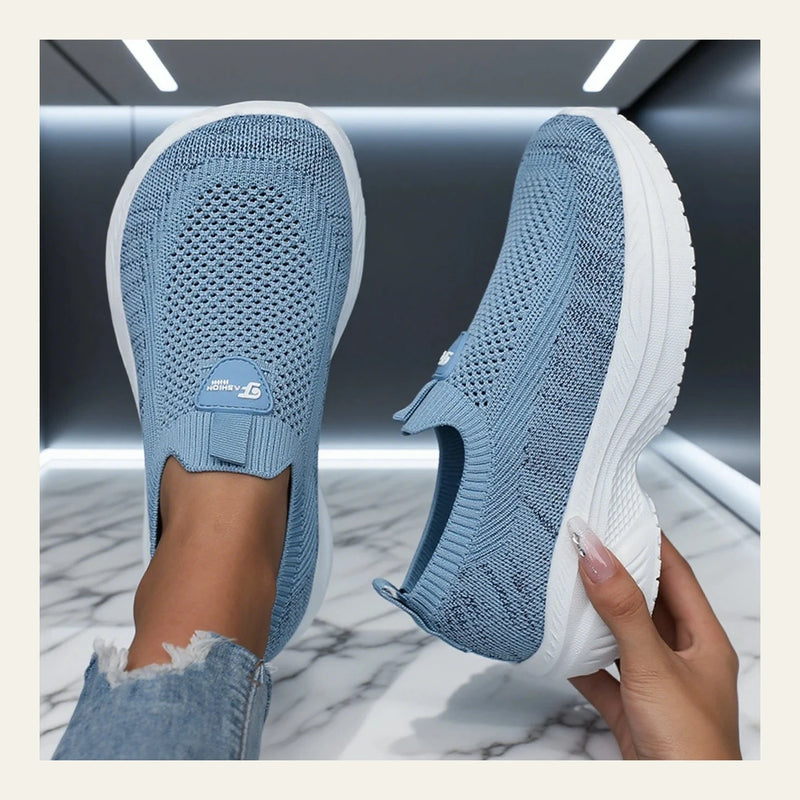 Unisex Wide-Toe Mesh Sneakers