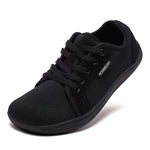 HOBIBEAR Wide-Toe Lace-Up Sneakers