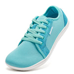 HOBIBEAR Wide-Toe Lace-Up Sneakers