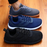 Men's Wide-Toe Canvas Barefoot Sneakers