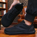 Men's Wide-Toe Canvas Barefoot Sneakers