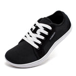 HOBIBEAR Wide-Toe Lace-Up Sneakers
