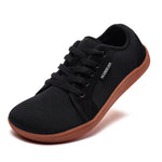 HOBIBEAR Wide-Toe Lace-Up Sneakers